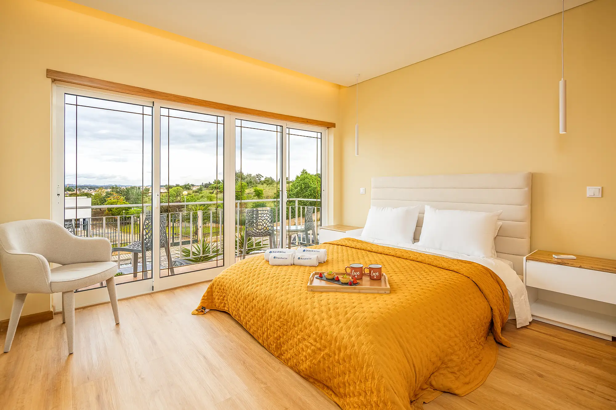 Bedroom of a Vacation Room in Algarve