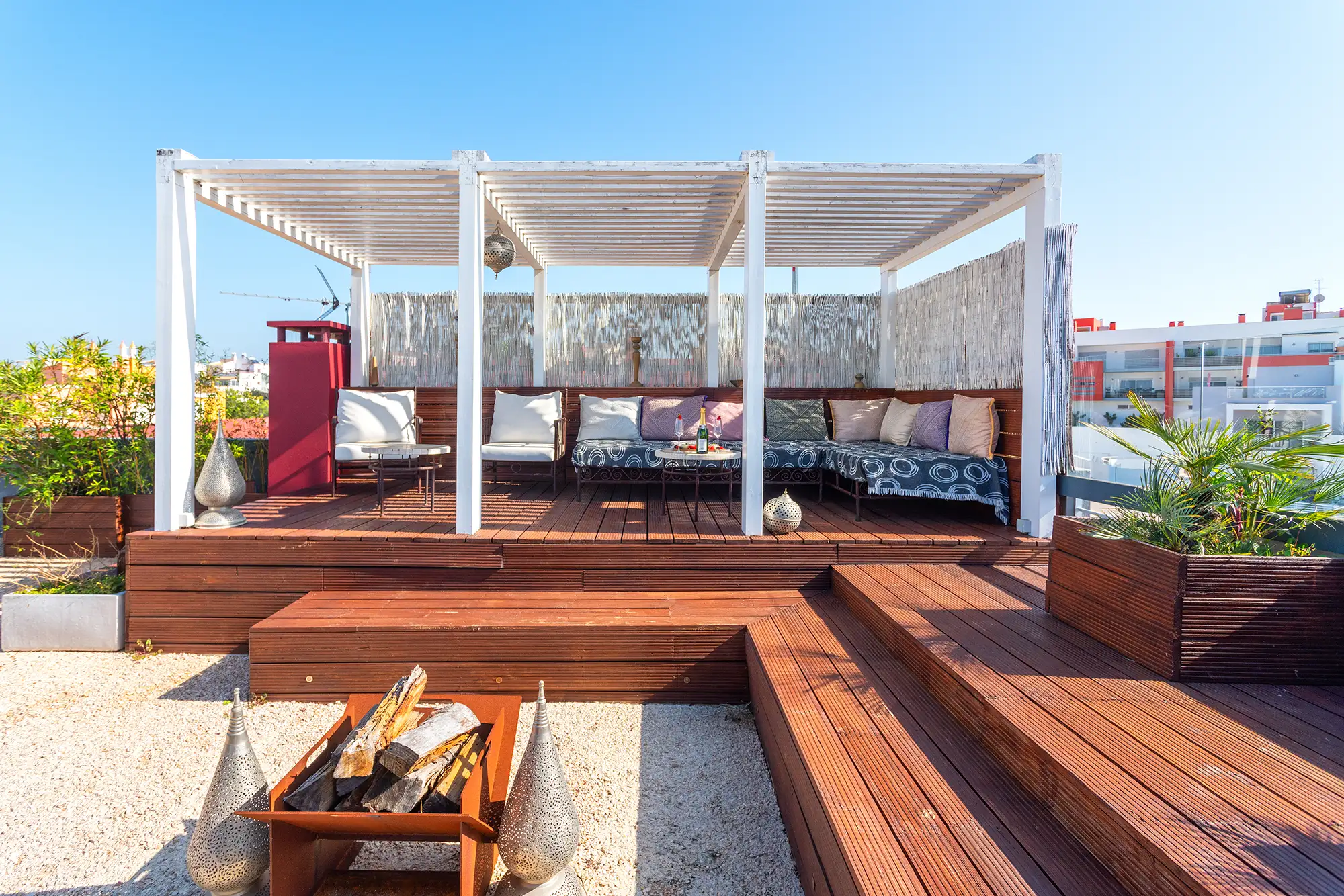 Terrace of a Villa with pool in the Algarve, Portugal