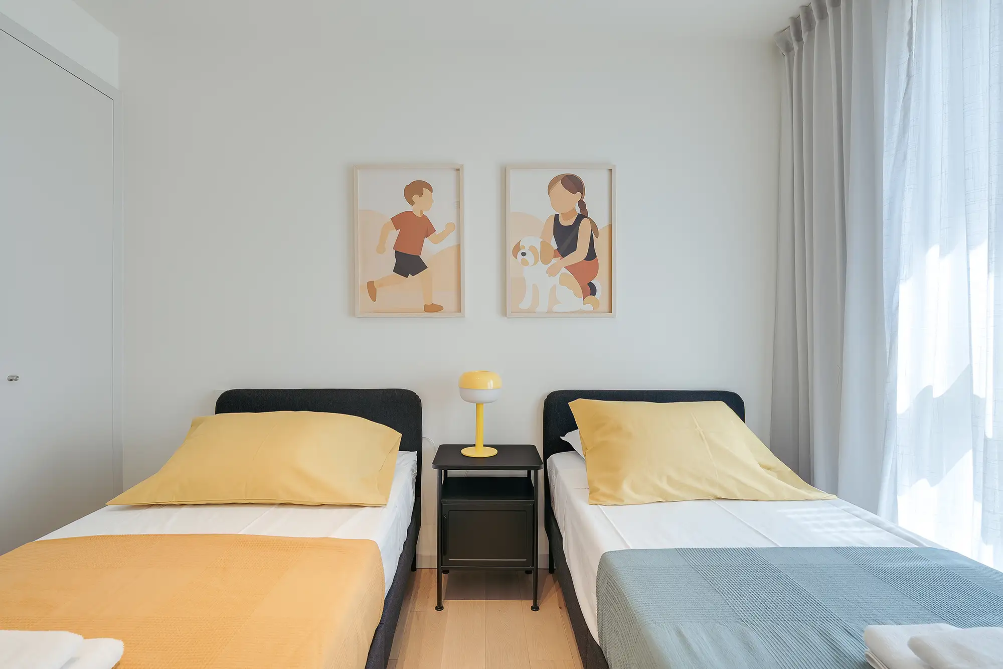 Bedroom in Lisbon apartment