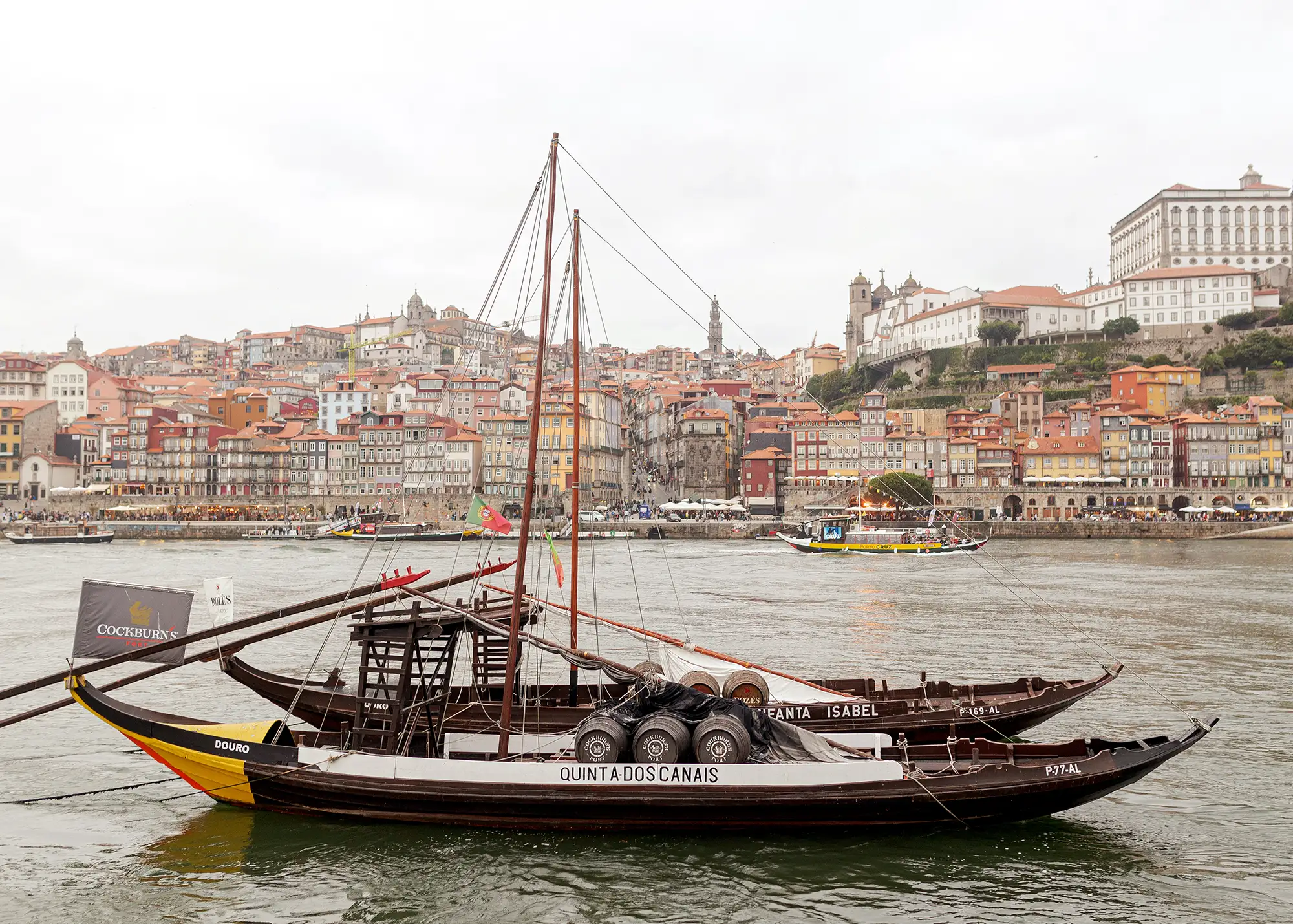 Traditional Boat in Porto, Portugal