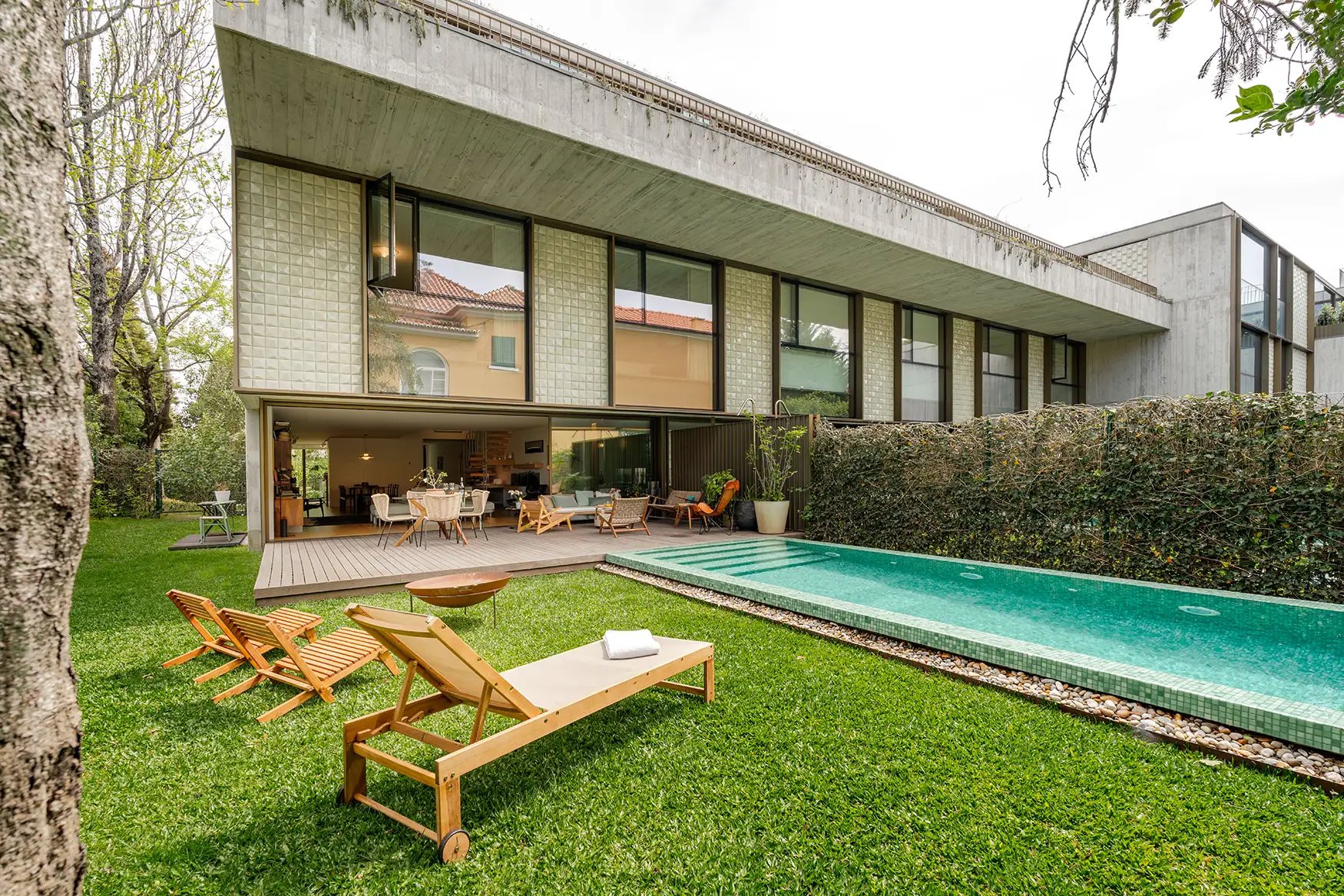 Exterior of a local accommodation in Porto